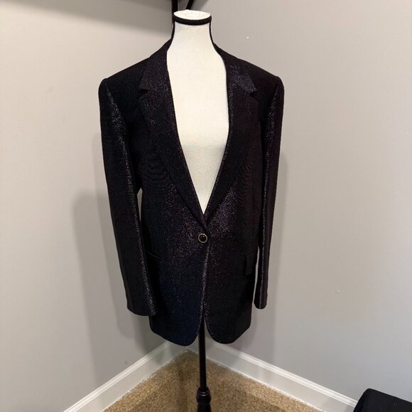 NWT Louis Vuitton Single-Breasted Glitter Blazer Size 40 with COA - Picture 3 of 14